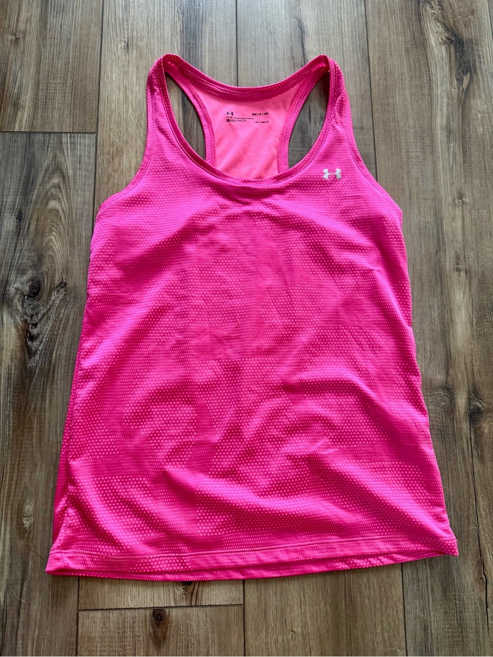 Under Armour Women's Pink Racerback Performance Tank | EUC | Small | Lightweight